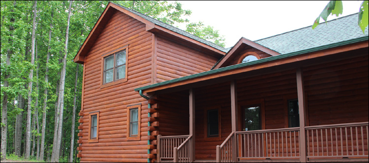 Log Home Staining in Essex County, Virginia