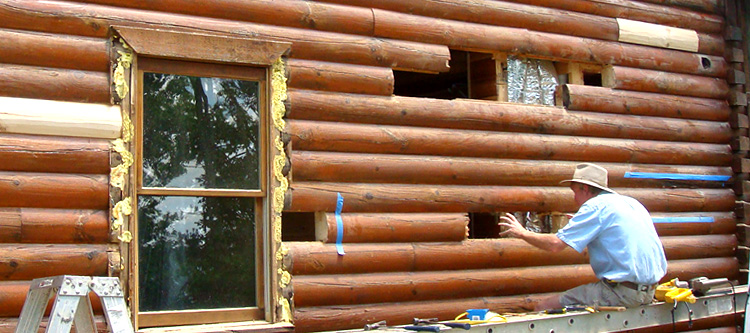 Log Home Repair Center Cross, Virginia